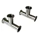 Overall view of Sangyie Technology's  ASME BPE Hygienic Clamp Joint: Straight Tee and Cross DT-4.1.2-4 DT-18